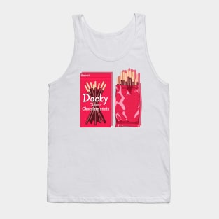 Japanese classic chocolate sticks Tank Top